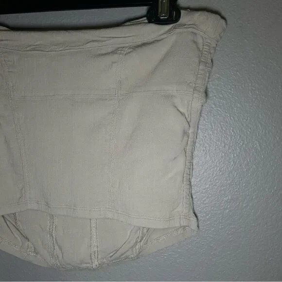 Free People You Too neutral cream tube top women’s size large - Picture 8 of 9